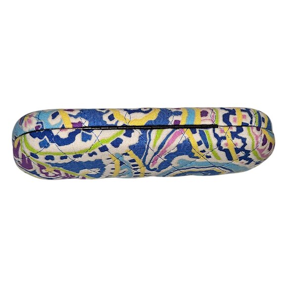 Vera Bradley Capri Blue Quilted Hard Shell Eyeglass Case, Retired Pattern - Picture 5 of 5